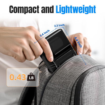 Ponek M102 Label Makers - Barcode Label Printer Label Maker with 7000+ Icons 700+ Templates for Small Business, Address, Ingrediant, QR Code, Clothing, Mailing Gift Tag for Phones & PC, Black