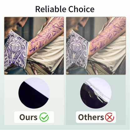 Ponek Tattoo Transfer Paper- Ponek 100 PCS Transfer Paper for Tattooing, 4 Layers A4 Size Tattoo Stencil Paper, Temporary Tattoo Paper for Tattoo Transfer Kit, Tracing paper for Drawing, DIY Tattoo